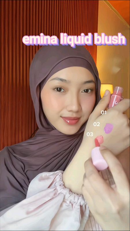 build-able dan glow finish #emina #blushon #liquidblush #eminaliquidblush #rekomendasi #GakNyeselBeliIni #ShopeeBeautyHaul #SpillRacunShopee #spill
