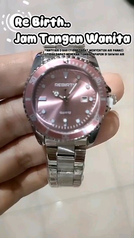 Jam Tangan Wanita Stainless Steel, Mewah da Stylish ⌚✨ #ViralDiShopeeVideo #Diskon50Persen #GratisOngkirRP0 #JamTanganWanita #RebirthWatch #CODinApa