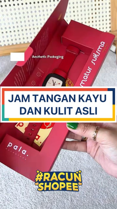 JAM TANGAN KAYU DAN KULIT ASLI#RacunShopee#GratisOngkirRP0#ViralDiShopeeVideo#shopeevideo#fyp#viral#ShopeeLook#ShopeeCOD#RacunShopee#shopeevideo