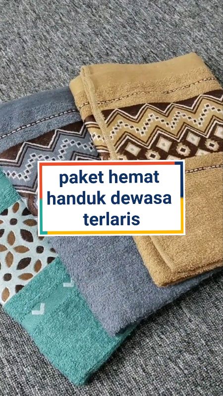 Promo paket hemat handuk dewasa terlaris#handukmandi #handukdewasa #pakethemat #HandukMandiViral #RacunShopee