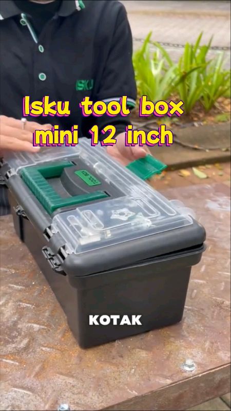Isku tool box mini 12 inch #iskutools #iskuindonesia #iskutoolbox #RacunShopee #RacunShopeeCheck