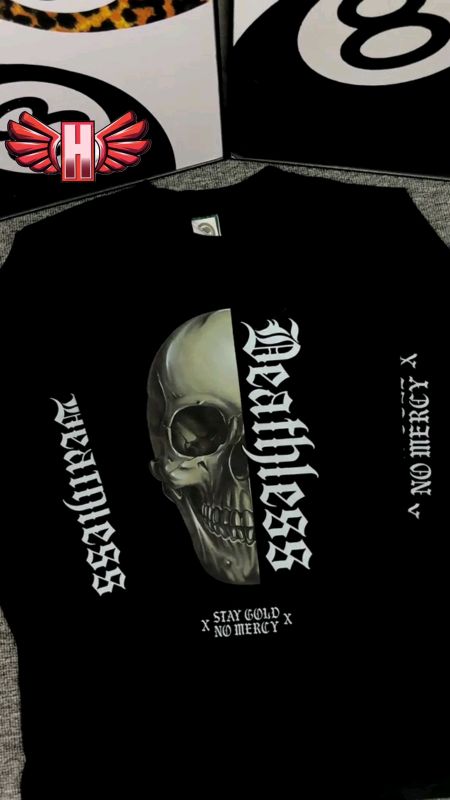 DEATHLESS KAOS LENGAN PANJANG | VORMENT | LS SERIES #kaoskeren #kaosoriginal #kaoslenganpanjang #kaosdistro #OOTDFashionShopee #SpillBawaBerkah