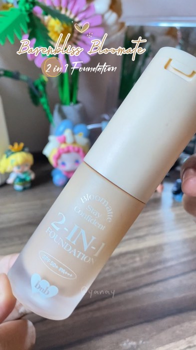 2in1 foundi ✨ #barenbliss #BloomatteFoundation #foundation #concealer #RacunShopee #SpillBawaBerkah #ShopeeBeautyHaul #BeliDiShopeeVideo
