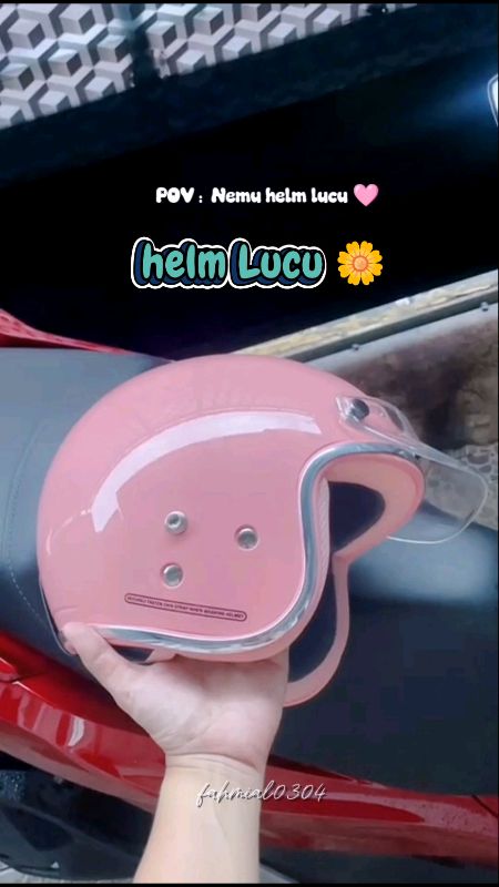 helm lucu 🩷#fyp #ViralDiShopeeVideo #GakNyeselBeliIni #shoopevideo #ShoopeLook #helm #helmmurah #helmbogo #helmsni #helmviral #helmbogomurah