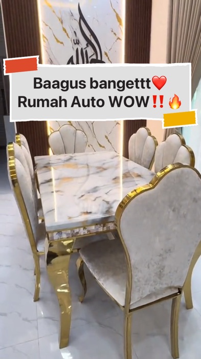 #mejamakanmarmer #kursimejaimport #kursimakanaudy #kursimakanstainless #hiasandindingkaligrafi #kaligrafiakrilik #GakNyeselBeliIni #HomeLivingdiShopee