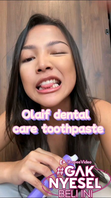 gigi kuning auto bersih, kinclong,putih berseri 😍🫵🏻✨ #DiskonRacunShopee #RacunShopee #olaifdentaltoothpaste #olaif #olaifdental #ViralDiShopeeVideo