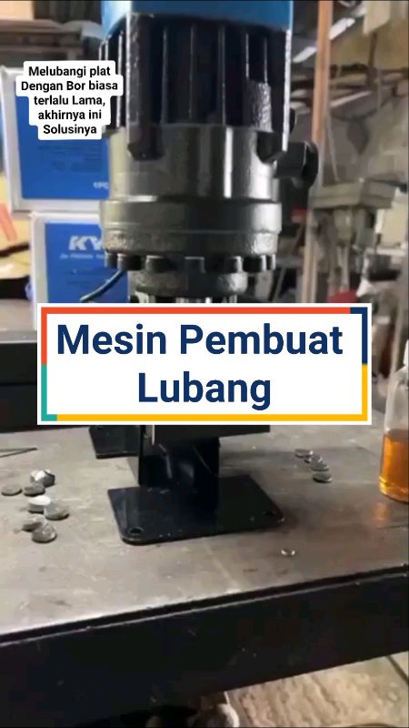 mesin pelubang hidrolik #mesinpond #mesinpembuatlubang#mesinpelubanghidrolik #mesinpelubangplatbesi #mesinpon