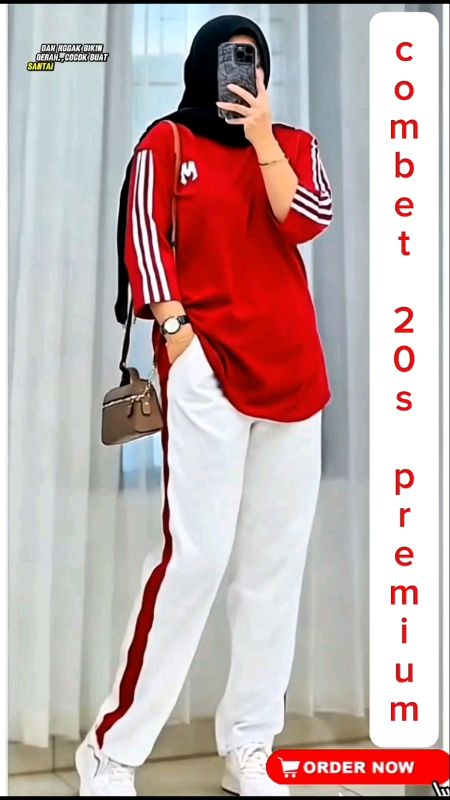 setelan merah putih kekinian #setelanwanita #setelan #setelanwanitakekinian #RacunShopee #RacunShopeeCheck #DiskonRacunShopee #GakNyeselBeliIni