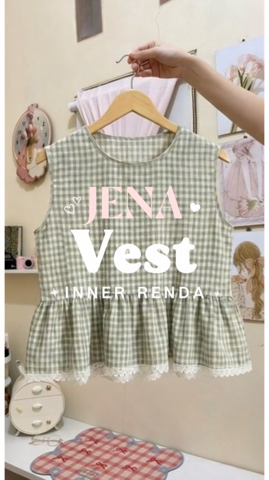 Jena vest inner renda #RacunShopeeCheck #OOTDFashionShopee #Diskon50Persen #Diskon40RB #ViralDiShopeeVideo #topwanita #atasanwanita