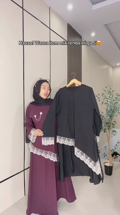 Bagus ga guys? 😍 model baru nya😍✨ #fyppppppppppppppppppppppp #rayaoutfit #setelanrok #bajulebaran #setrokviral