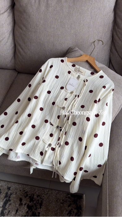 Cheongsam Top #fyp #ShopeeFashionHaul #shopeevideo #blousewanita #cheongsamtop