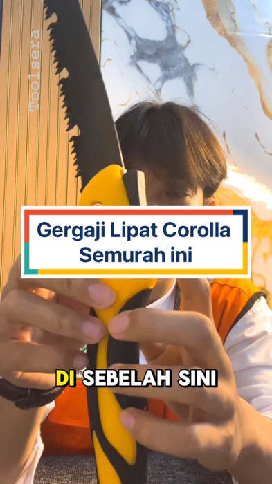 Gergaji Lipat Corolla Semurah ini #gergaji #gergajikayu #gergajilipat #gergajimini #gergajitangan #alattukang #DiskonRacunShopee #ViralDiShopeeVideo
