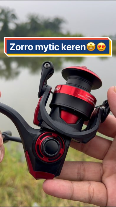 Zorro mytic reel spining mirip abugarcia #reelspinning #reelpancing #zorromytic #reelpowerhandle #abugarcia #reelmurah #reelpancingmurah
