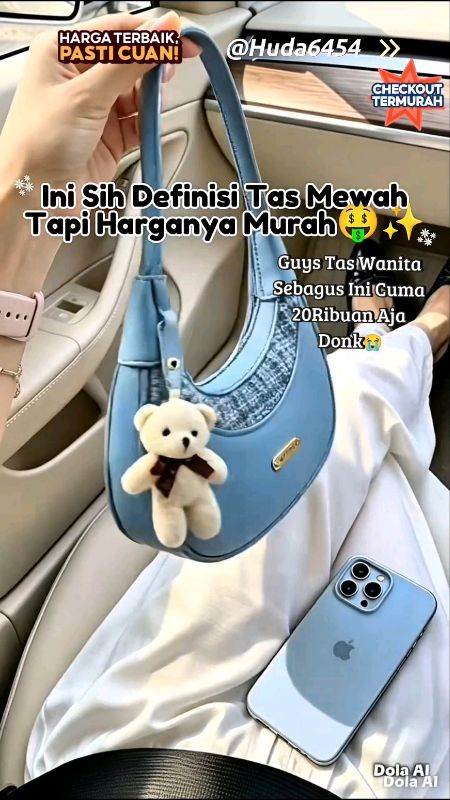 Pesona Tas Mewah 20RB😜#taswanita#tasmini#tasselempang#tasselempangwanita#handbag#slingbag#fashionwanita#RacunShopee#GratisOngkirRP0#Diskon50Persen