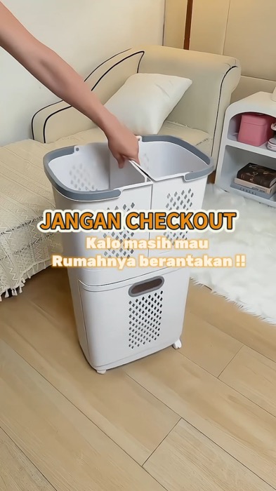 #storagepakaian #keranjangcucianlipat #keranjangcucianantiberantakan