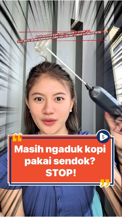 Masih ngaduk kopi pakai sendok? STOP!#ShopeeFashionHaul #PromoNonStop #RacunShopee #GakNyeselBeliIni #ShopeeCOD #ViralDiShopeeVideo