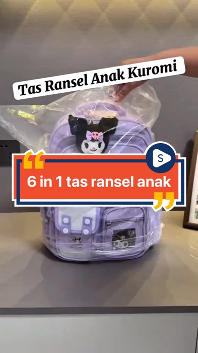 #tasranselkuromi #taskuromi #pakettassekolahanak