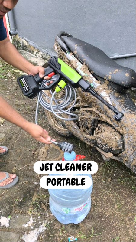 sekarang bisa mencuci kendaraan dimana saja #jetcleaner #alatcucimotor #jetcleanerportable #mesinjetcleaner  #RacunShopee #rumahbarangunik