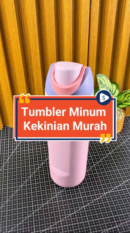 Tumbler Harga ramah kantong tapi kualitas oke. #CODinApa #tumbler #botolminum #SpillRacunShopee #ShopeeLook #CantikGaHarusMahal #BadaiTapiBudget