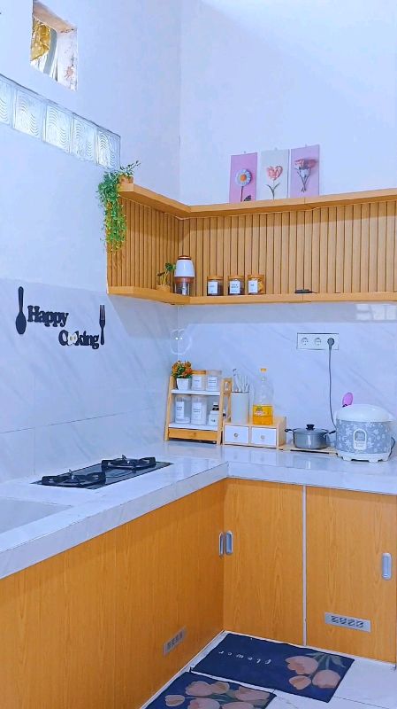 #dapurestetik #ambalandinding #dapurminimalis #stikerdinding