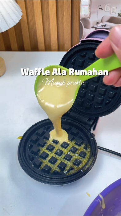 Bikin waffle sat set enak #racunshopee #shopeelook #ViralDiShopeeVideo #mesinwafflemaker #mesinwafflelistrik #cetakanwafflee #wafflemaker