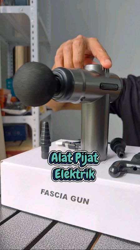 Alat pijat elektrik 1200mAH #alatpijat #alatpijatelektrik #fasciagun #alatpijatleher #alatpijatrumahan #GakNyeselBeliIni #RacunShopee #PromoNonStop