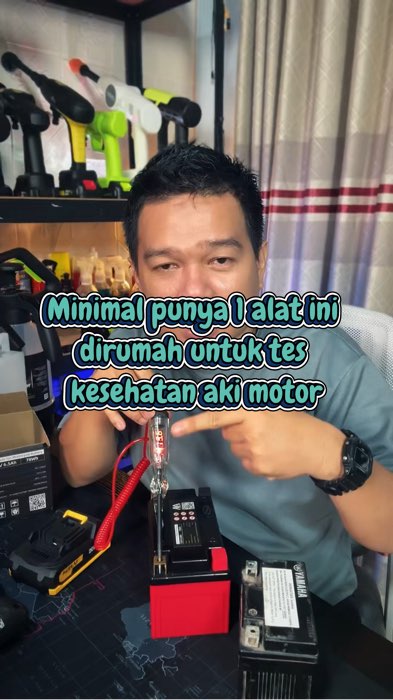 Alat pengukur tegangan arus DC aki motor LED voltage tester test pen listrik sirkuit kelistrikan motor mobil murah #viralin #otomotif #CODinApa #fyp