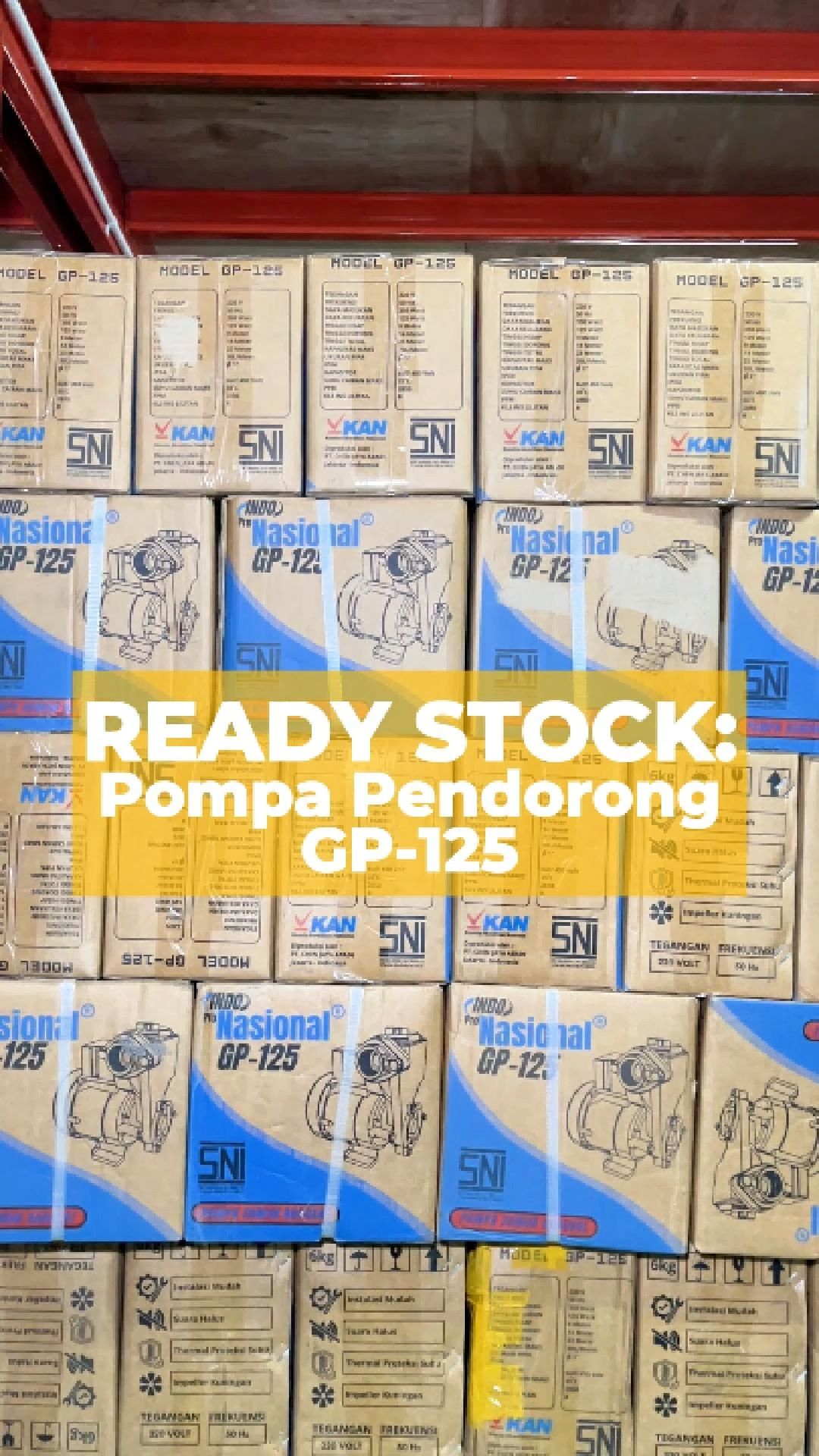 Restock lagi indo pro nasional, hemat daya, dorongan kuat dan awet tentunya. #pompaair #pompanasional