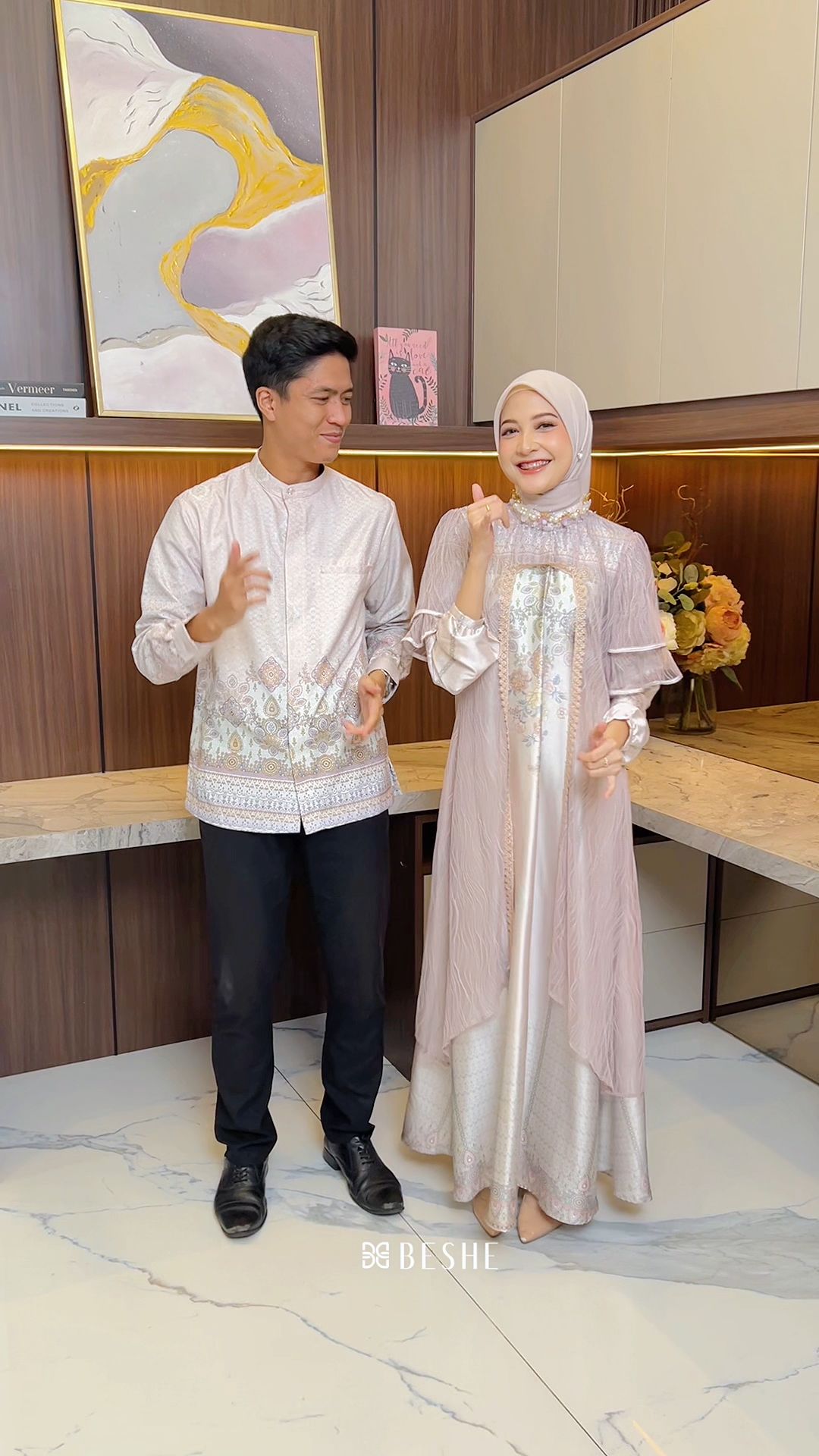Warna semanis ini jangan sampe lolosss #sarimbit #couple #dress #gamis #outfitideas #OOTDFashionShopee