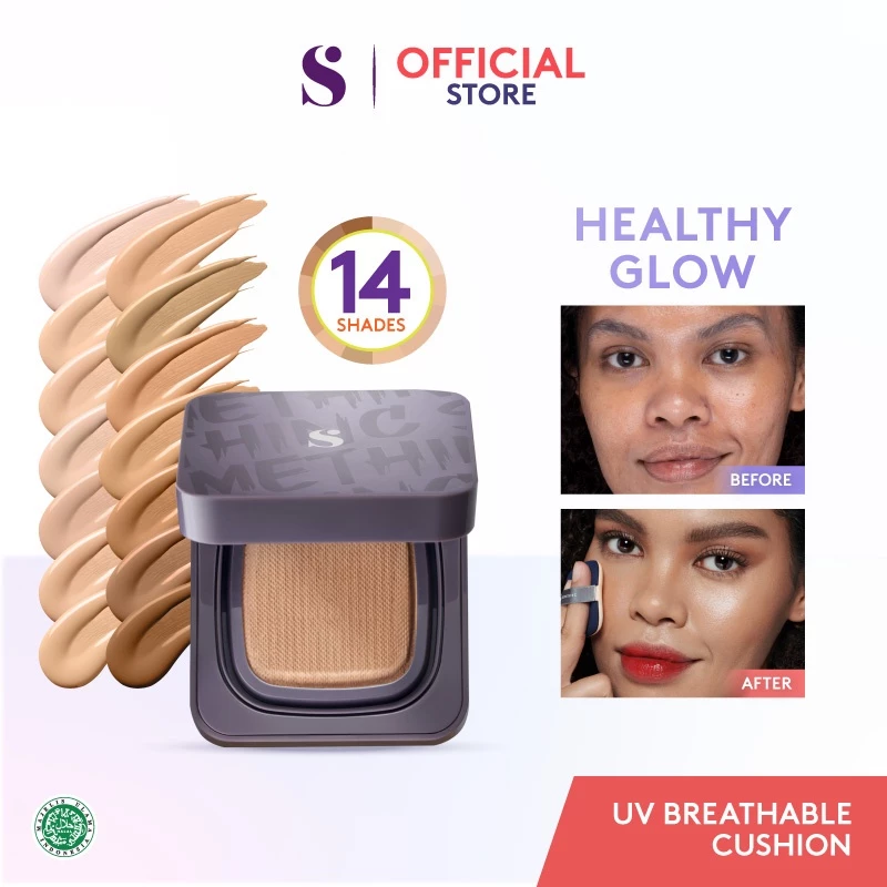 SOMETHINC COPY PASTE Breathable Mesh Cushion SPF 33 PA+++ - Glow Finish