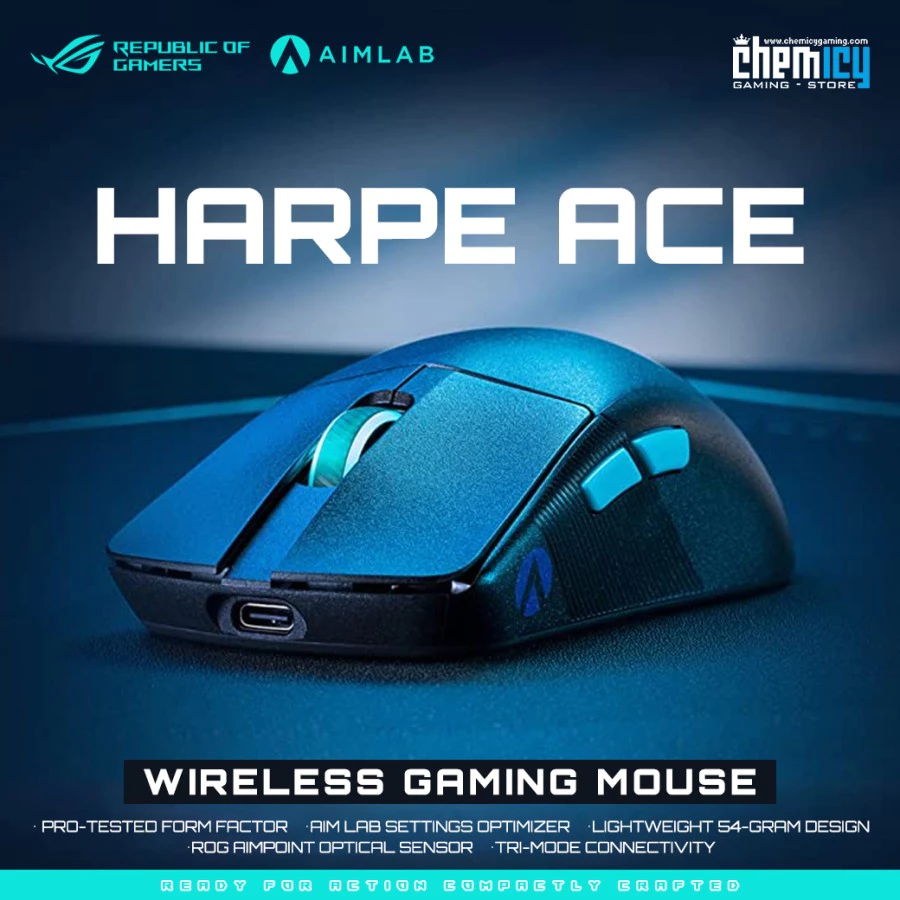 Review ASUS ROG Harpe Ace Aim Lab Edition: Mouse Gaming Ultra Ringan Khusus FPS