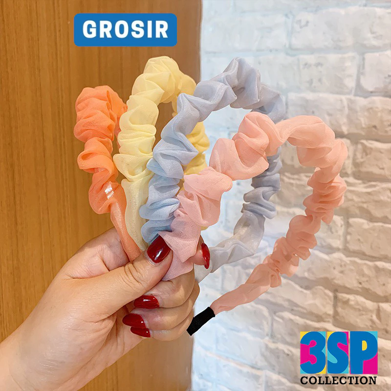 Bandana Aksesoris Rambut Wanita Fashion Korea Bando Scrunchie Wanita Headbands Dewasa