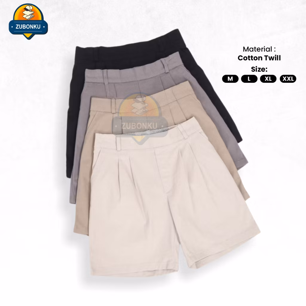 Celana Pendek Wanita Santai Shorts Pants Cewek Korean Style Bahan Cotton Twill