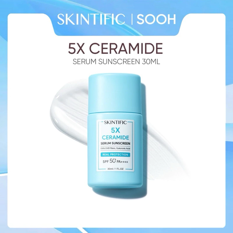 SKINTIFIC 5X Ceramide Serum Sunscreen SPF 50 PA++++ 50ml