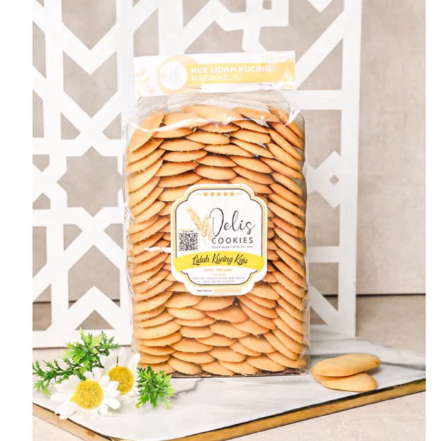 Kue Lidah Kucing Keju