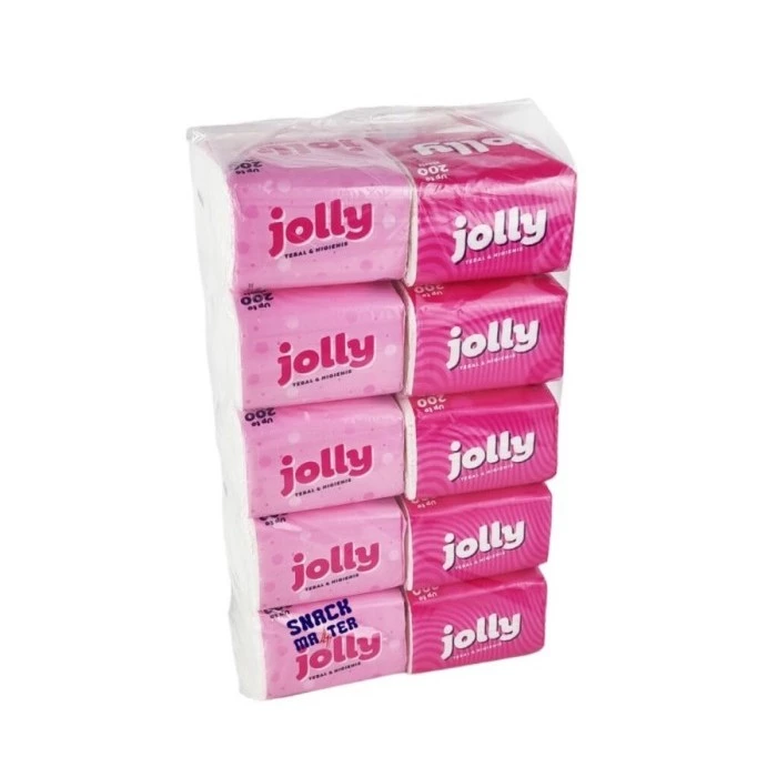 JOLLY POP UP 200'S TISSUE JOLY  1 ZAK BESAR ISI 10 PCS KECIL