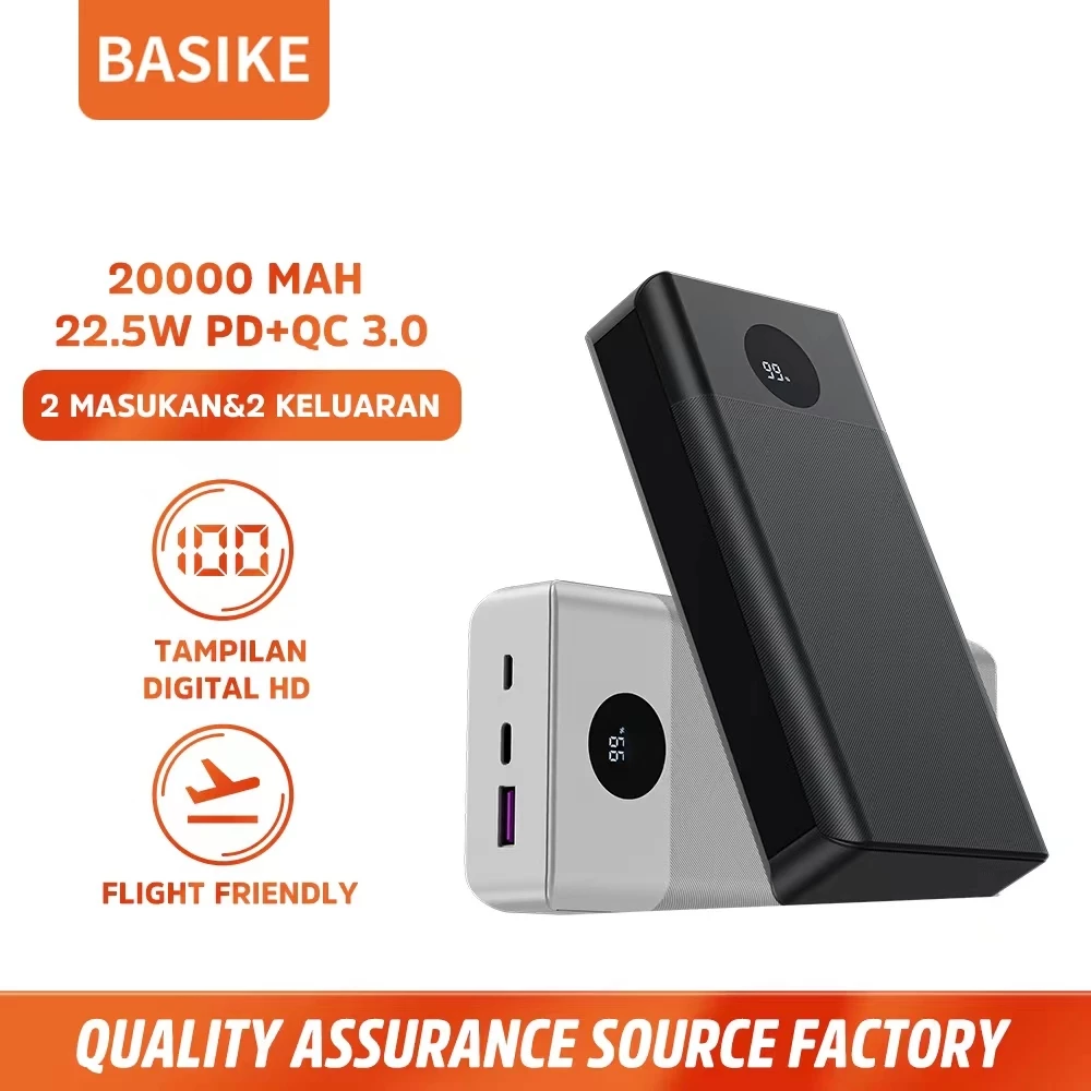 BASIKE Powerbank 20000mAh Fast Charging
