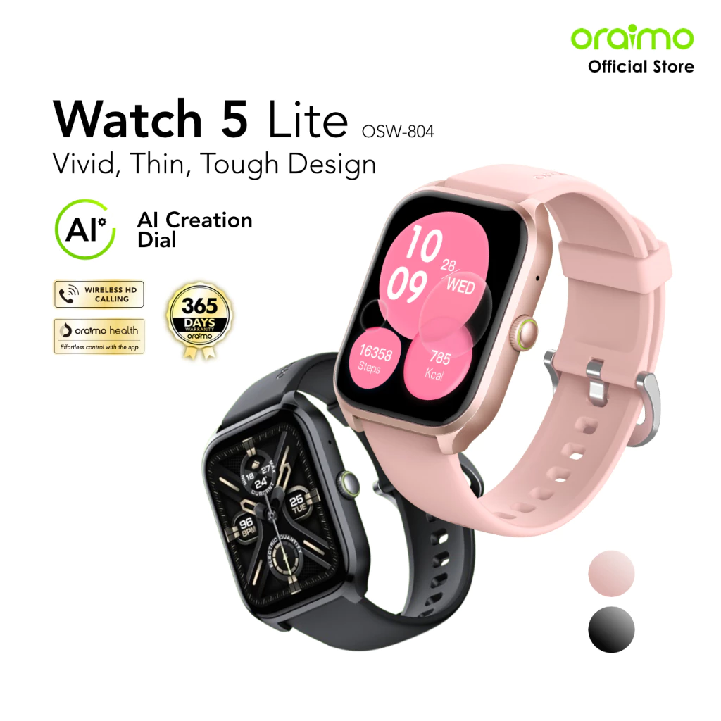 oraimo Watch 5 Lite Smartwatch OSW-804