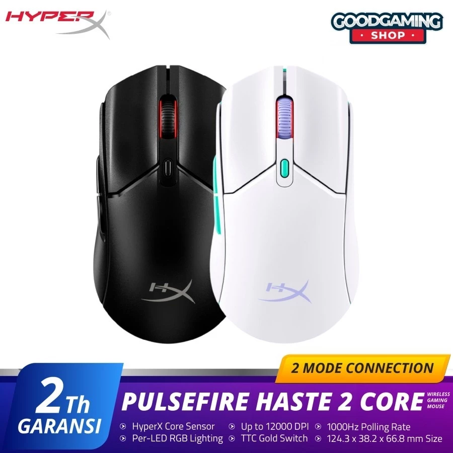 Review HyperX Pulsefire Haste 2 Wireless: Daya Baterai Fantastis & Bobot Ultra Ringan