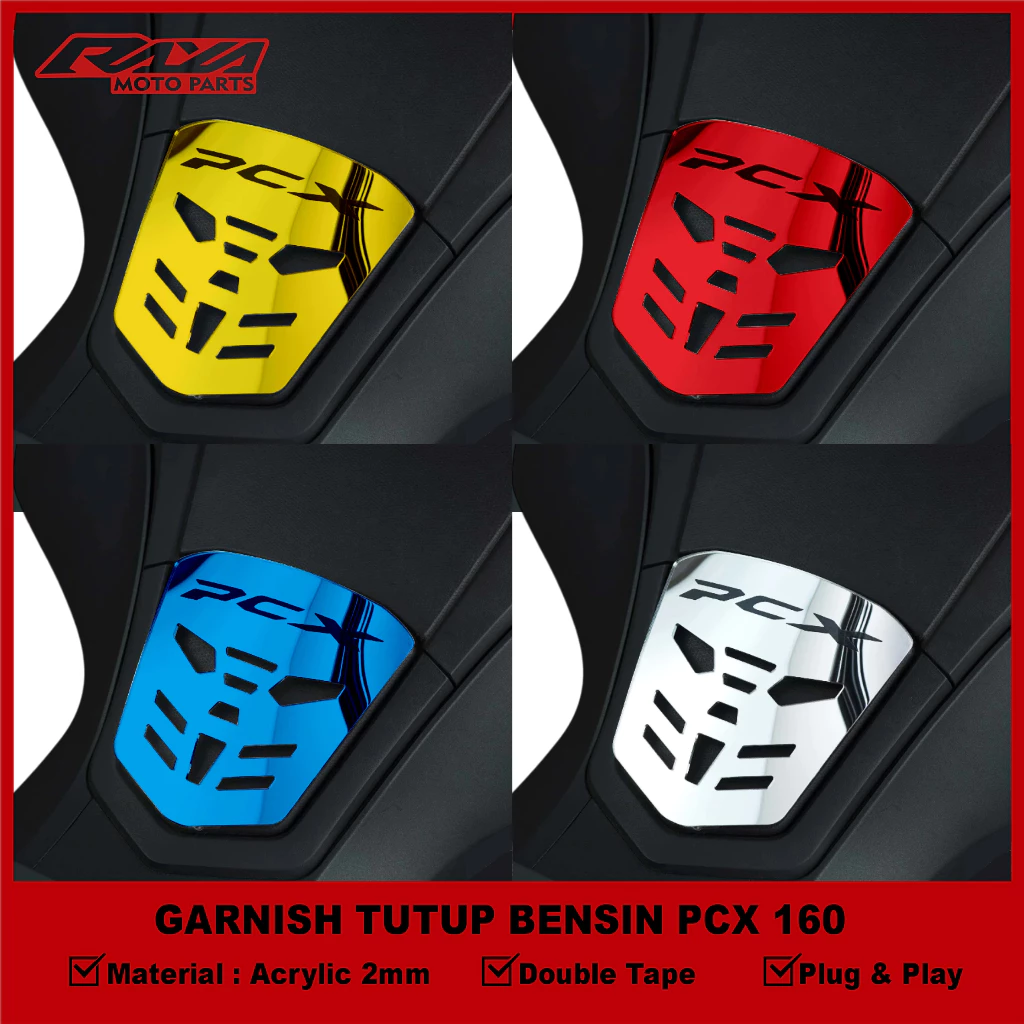 Review RAYA GARNISH TUTUP BENSIN ALL NEW PCX 160 2025 ROADSYNC, PCX 160 OLD, PCX 150 MIRROR ANTI KARAT: Pilihan Tipe, Kelebihan, Kekurangan, dan Harga Terbaru
