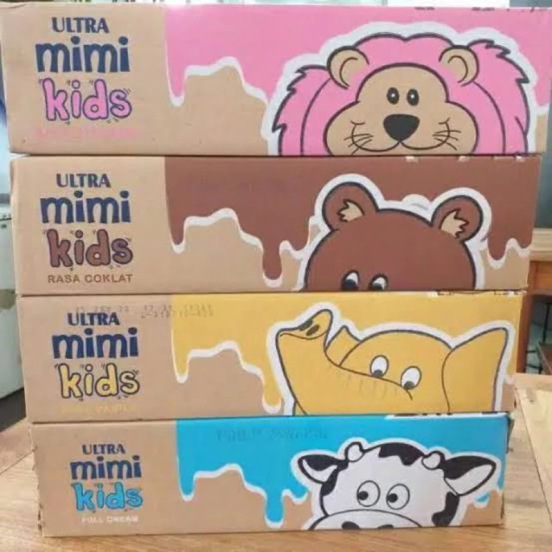 Susu Ultra Mimi Kids 125ml 1 Karton Mix 3 Rasa Terbaru