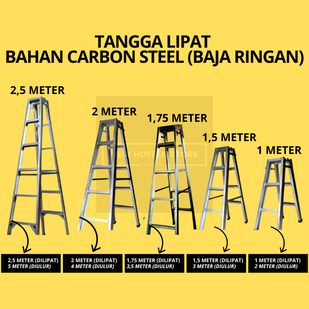 Tangga Lipat Baja Ringan