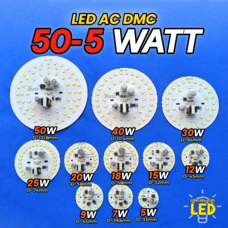 PCB LED AC DMC