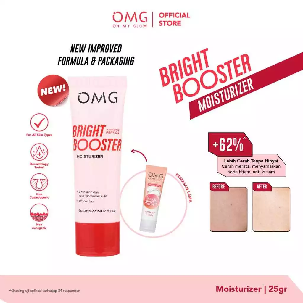 OMG Oh My Glow Bright Booster Moisturizer 25 g
