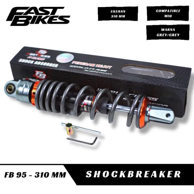 Shock Shockbreaker Matic Non Tabung Fast Bikes Ukuran 310mm 330mm Universal Yamaha Honda Vario