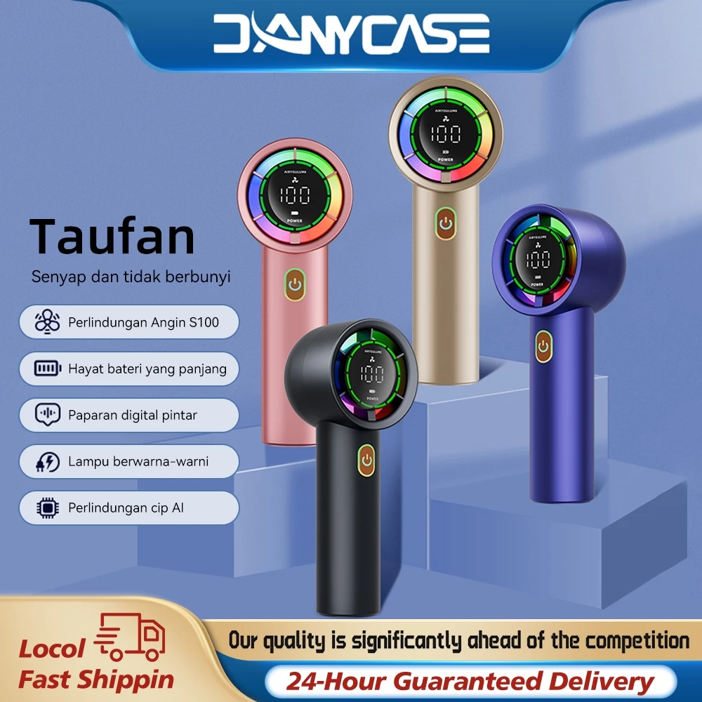 DANYCASE Kipas Angin Portable Mini Tangan Kecil Turbo USB