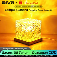 AIVR Lampu Crystal Meja Lampu Proyektor Aurora 16 Warna Lampu LED Kamar Lampu Ti