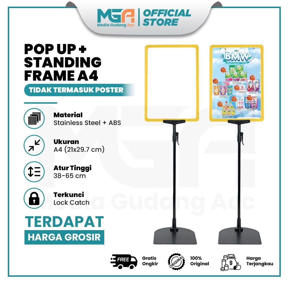 Pop Up Frame A4 / Standing Frame Poster
