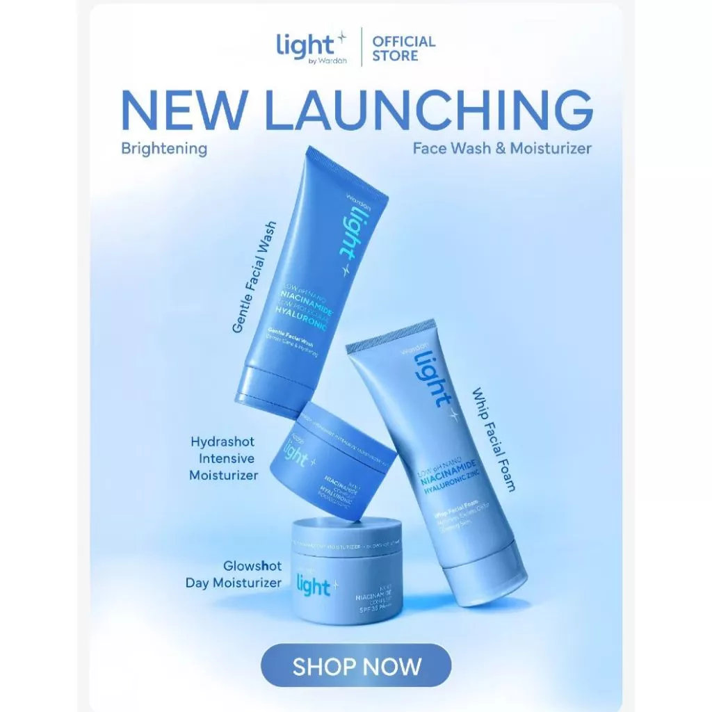 -GOCETAR – Wardah Light Plus (Lightening Series ) (All Item) | Day/Night Cream | Facial Wash | Serum | Scrub | Toner | Face Mist ORIGINAL BPOM