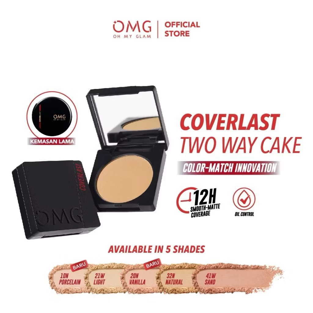 OMG Oh My Glam Coverlast Two Way Cake SPF 20